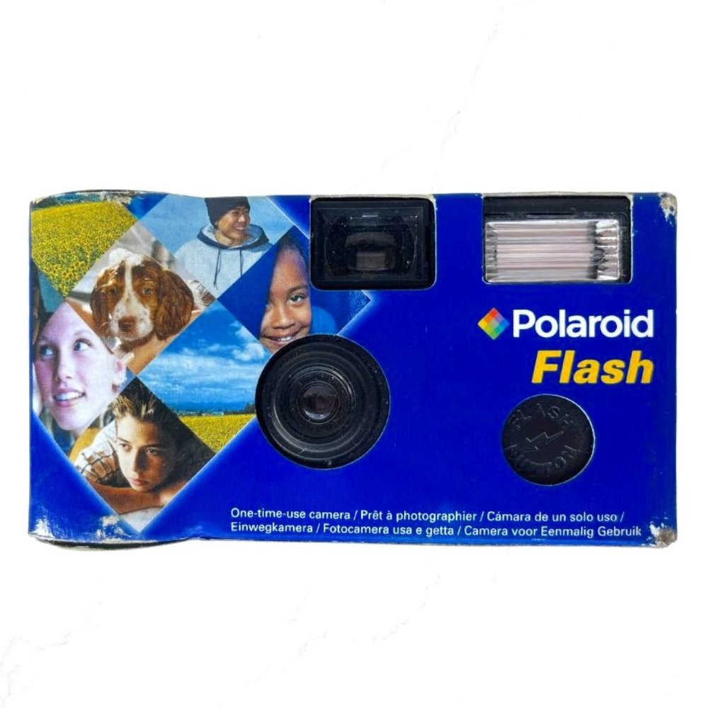 Polaroid Flash 35 mm disposable single use 35 mm film camera-EXP 07/08-400 ASA